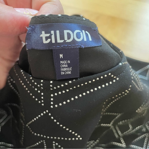 Tildon black dress with silver details - Picture 4 of 6